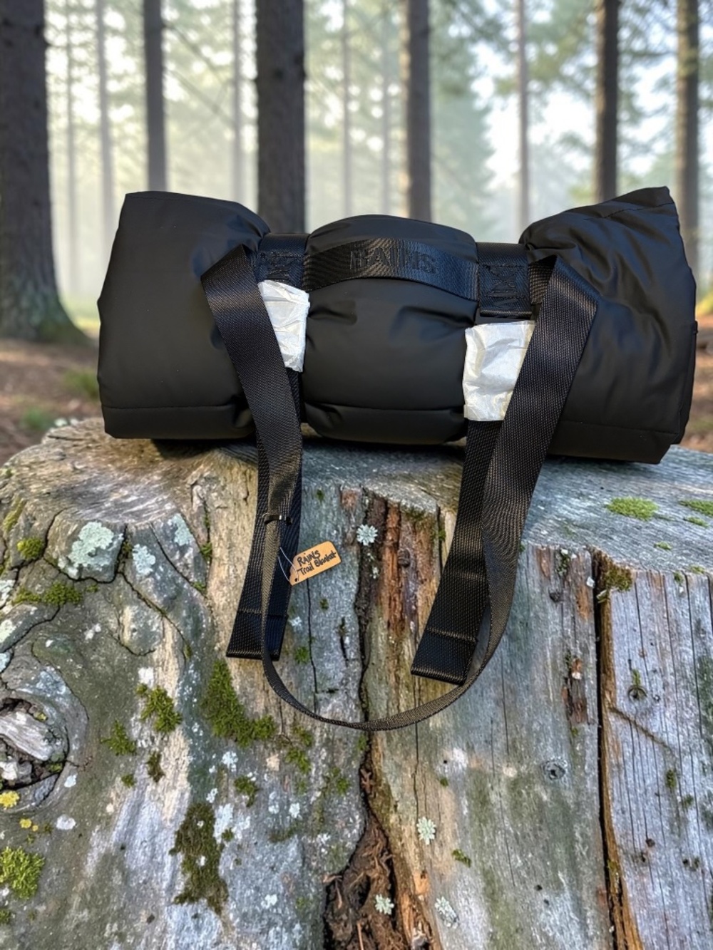 RAINS Blanket for Trails, Picnics, Camping, Stadium Uses - Fold-up Lightweight